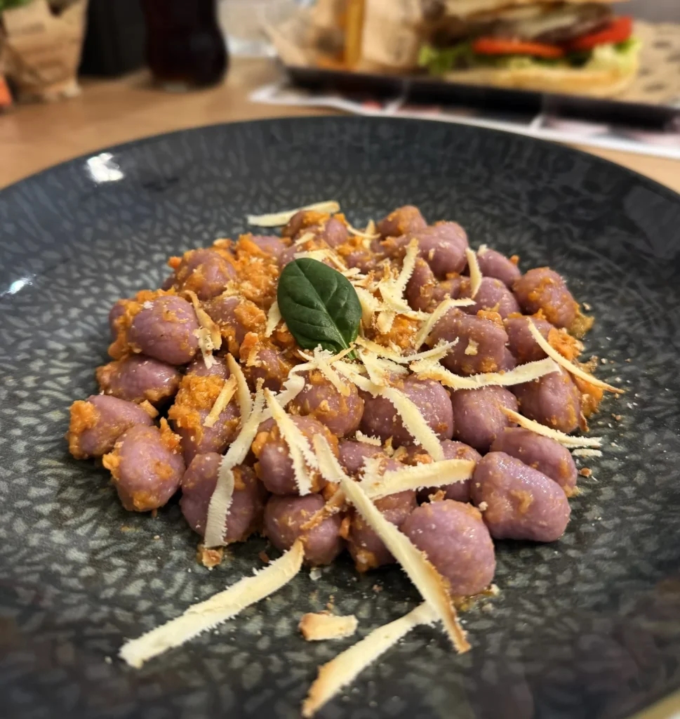 gnocchi di patata viola